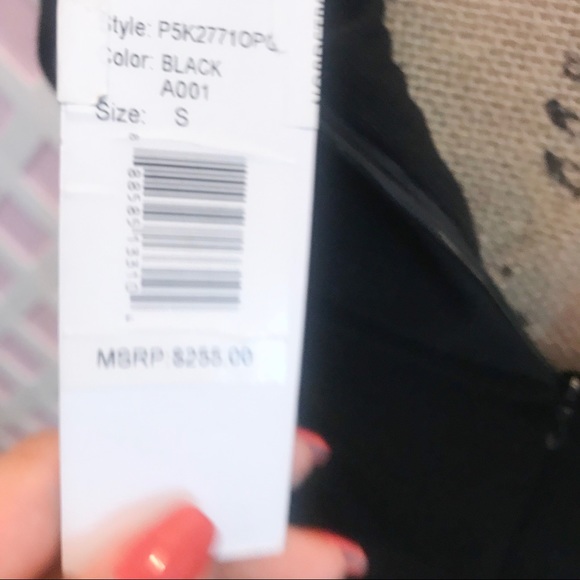 PARKER BLACK DRESS WITH SILVER DETAILS - Picture 6 of 8